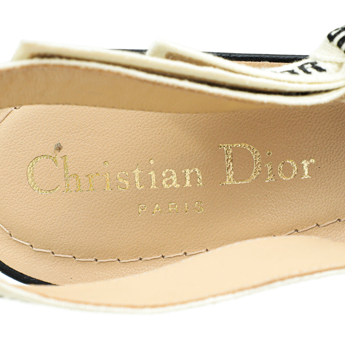 Christian Dior Black J'Adior Technical Slingback Pump 38
