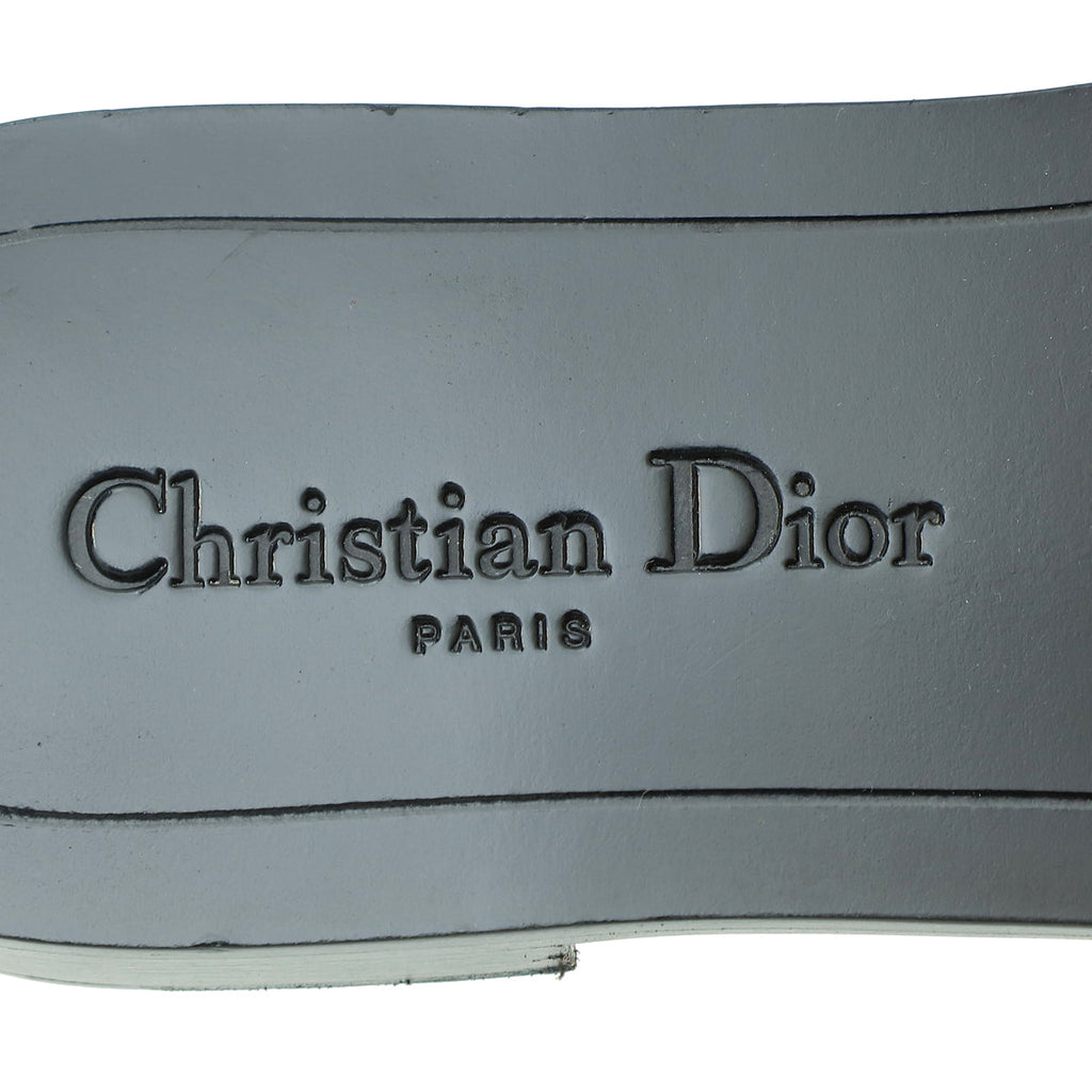 Christian Dior Black Dio(r)evolution Slide Sandals 38