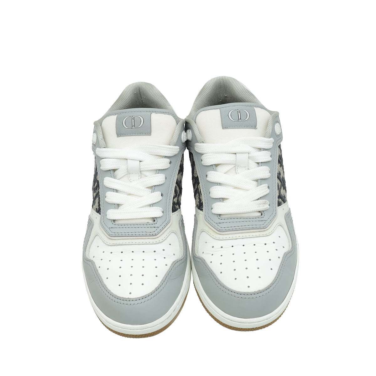 Christian Dior Bicolor Oblique B27 Low-Top Sneaker 38