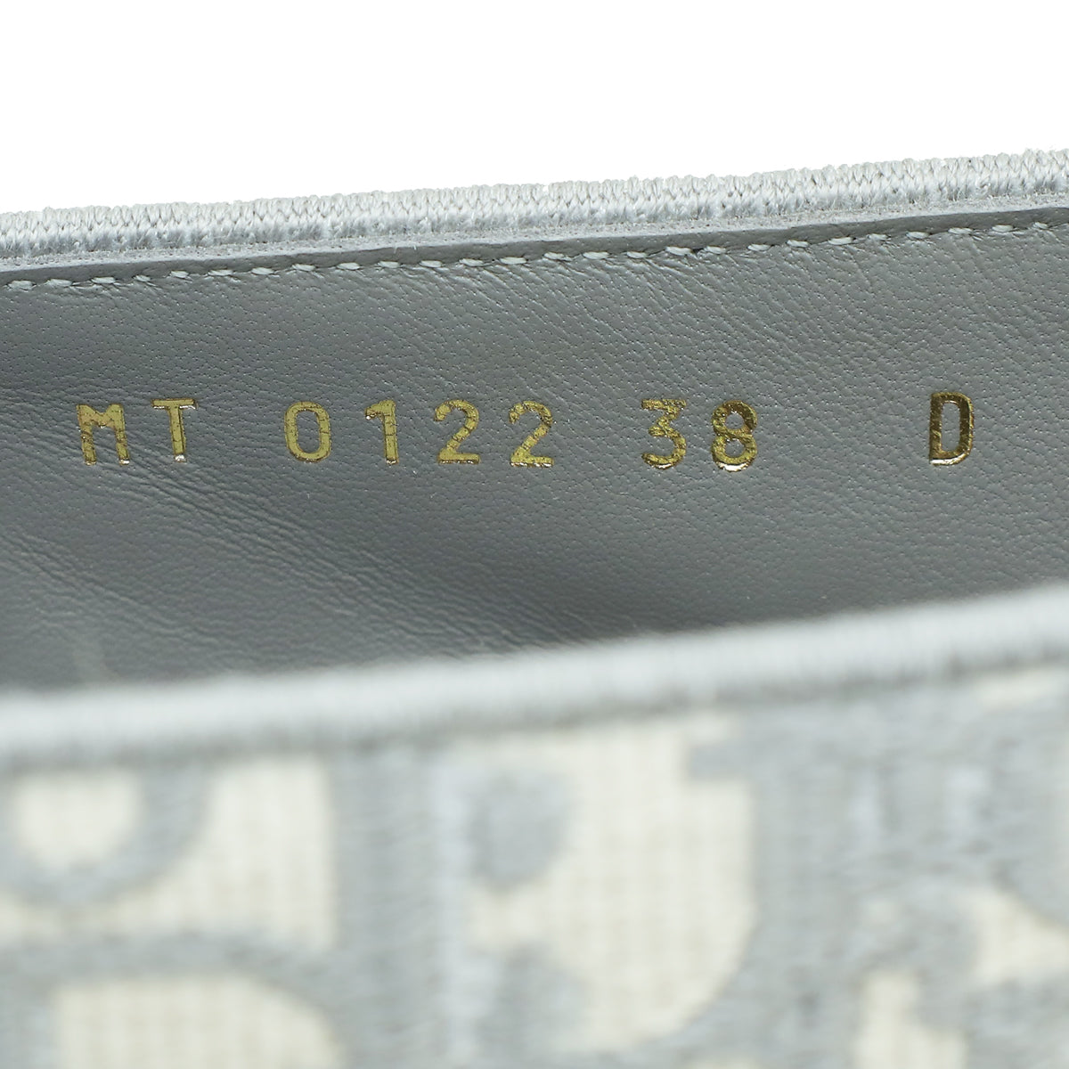 Christian Dior Bicolor Oblique Embroidered Granville Espadrille 38