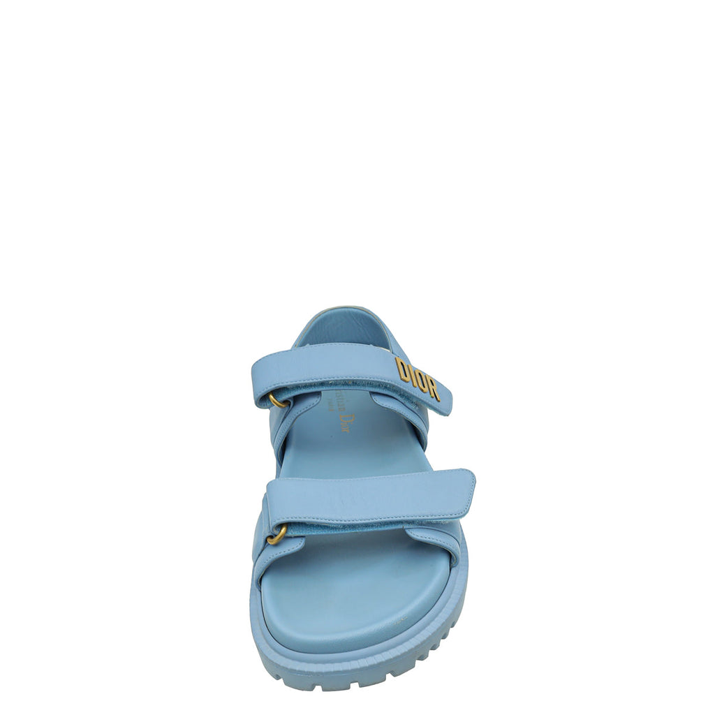 Christian Dior Cornflower Blue Dioract Sandal 38