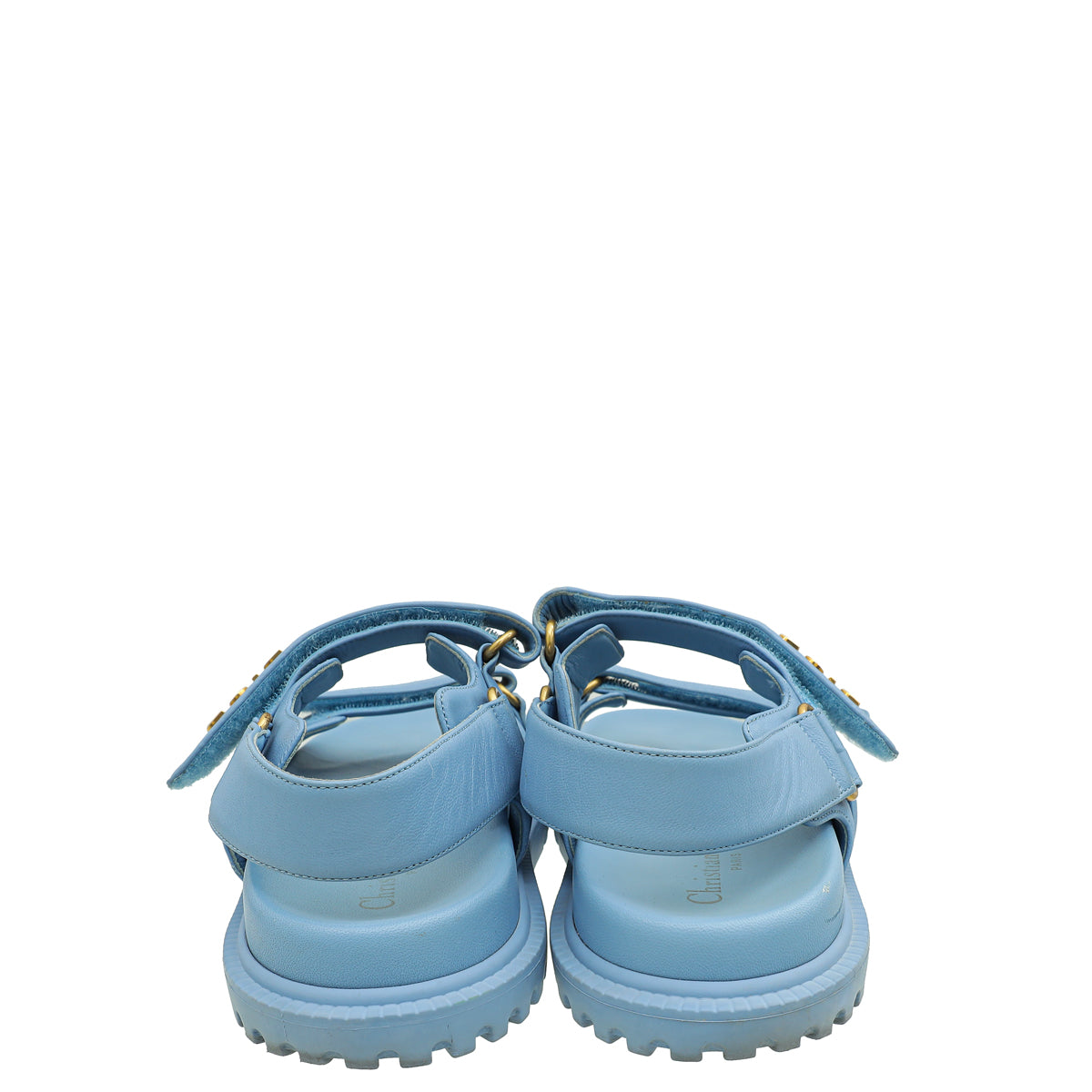 Christian Dior Cornflower Blue Dioract Sandal 38