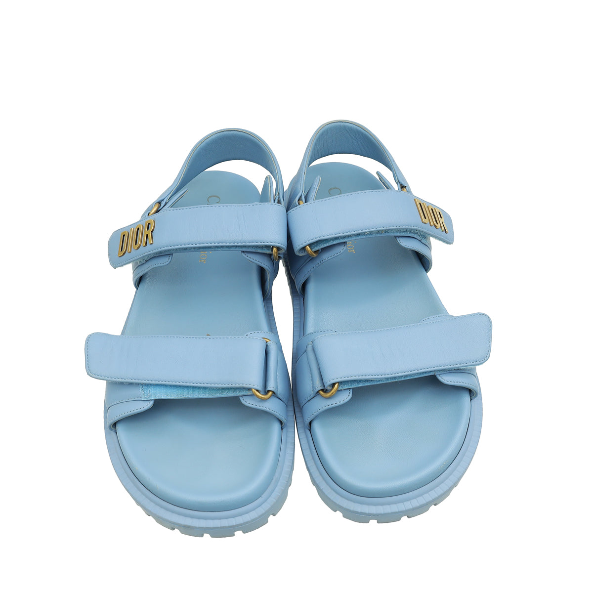 Christian Dior Cornflower Blue Dioract Sandal 38