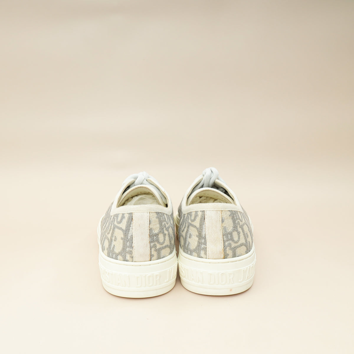 Christian Dior Grey Oblique Walk'N'Dior Sneaker 38