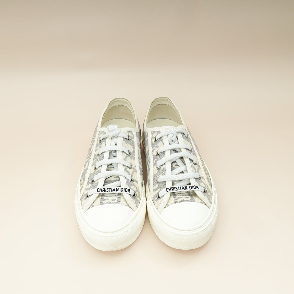 Christian Dior Grey Oblique Walk'N'Dior Sneaker 38