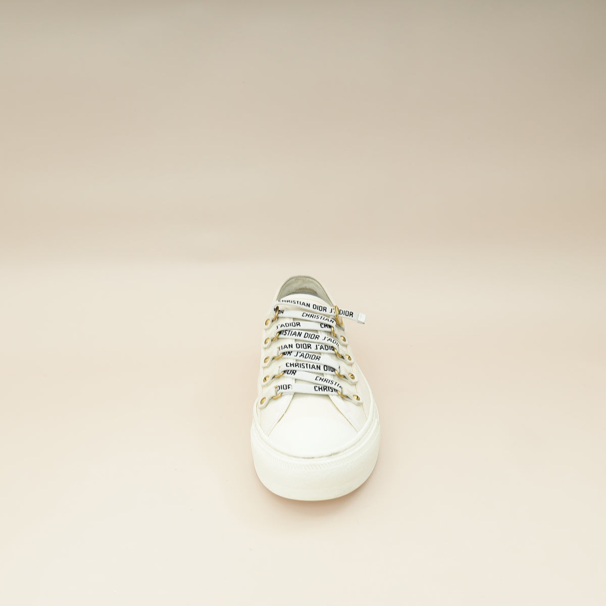 Christian Dior Milk White Walk'n'Dior Low Top Sneaker 38