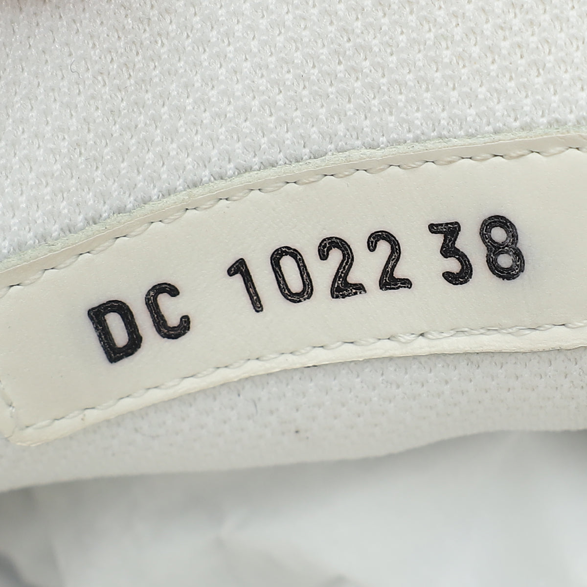 Christian Dior White CD Star Trainer Sneaker 38