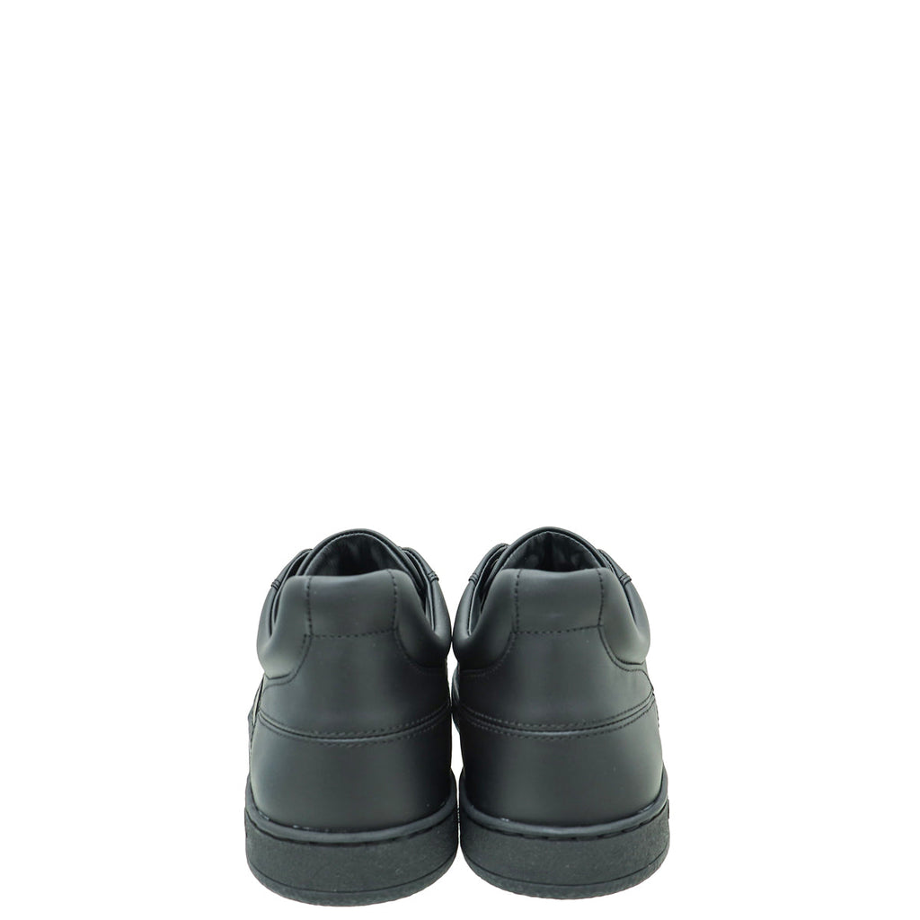 Christian Dior Black CD Lace Up Sneakers 38