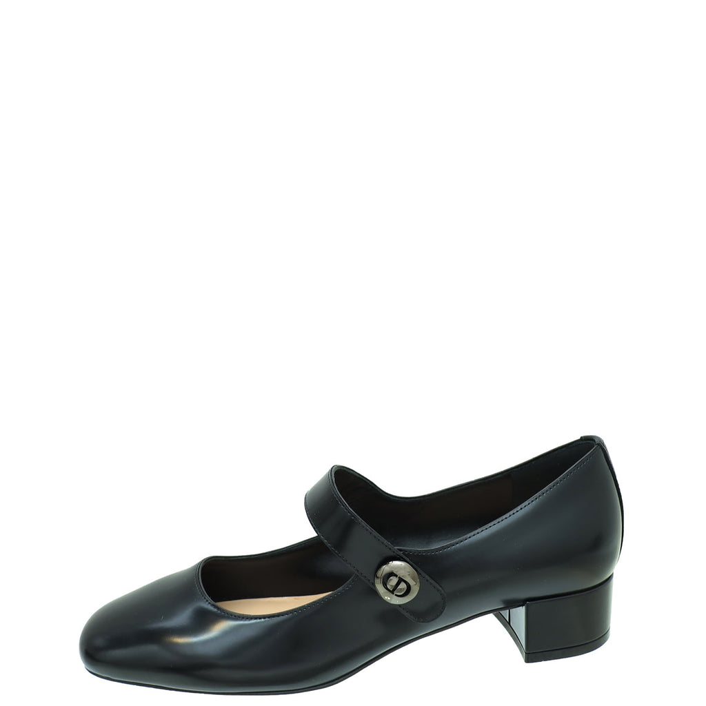 Christian Dior Black Uniform 30mm Pump 38
