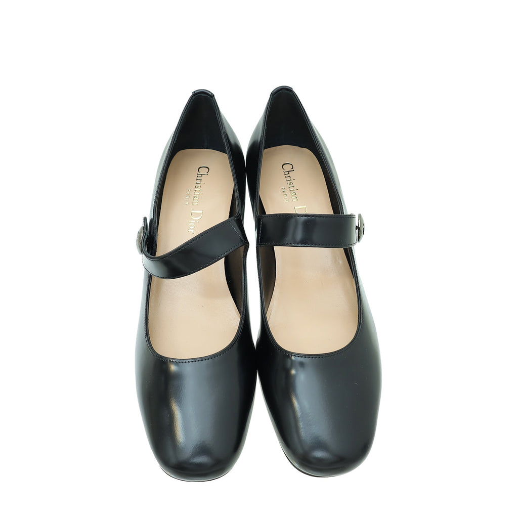 Christian Dior Black Uniform 30mm Pump 38