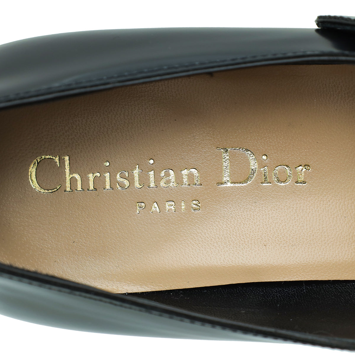 Christian Dior Black Uniform 30mm Pump 38