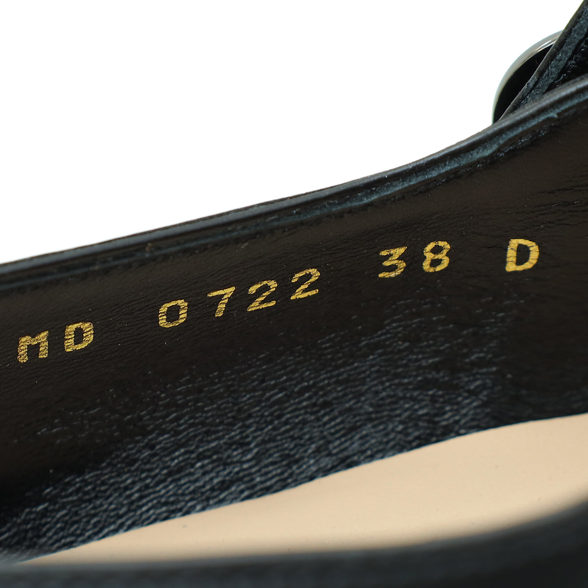 Christian Dior Black Uniform 30mm Pump 38