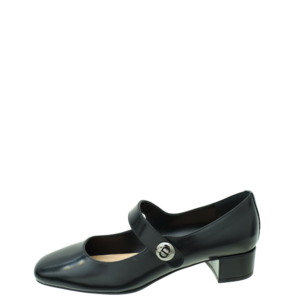 Christian Dior Black Uniform 30mm Pump 38