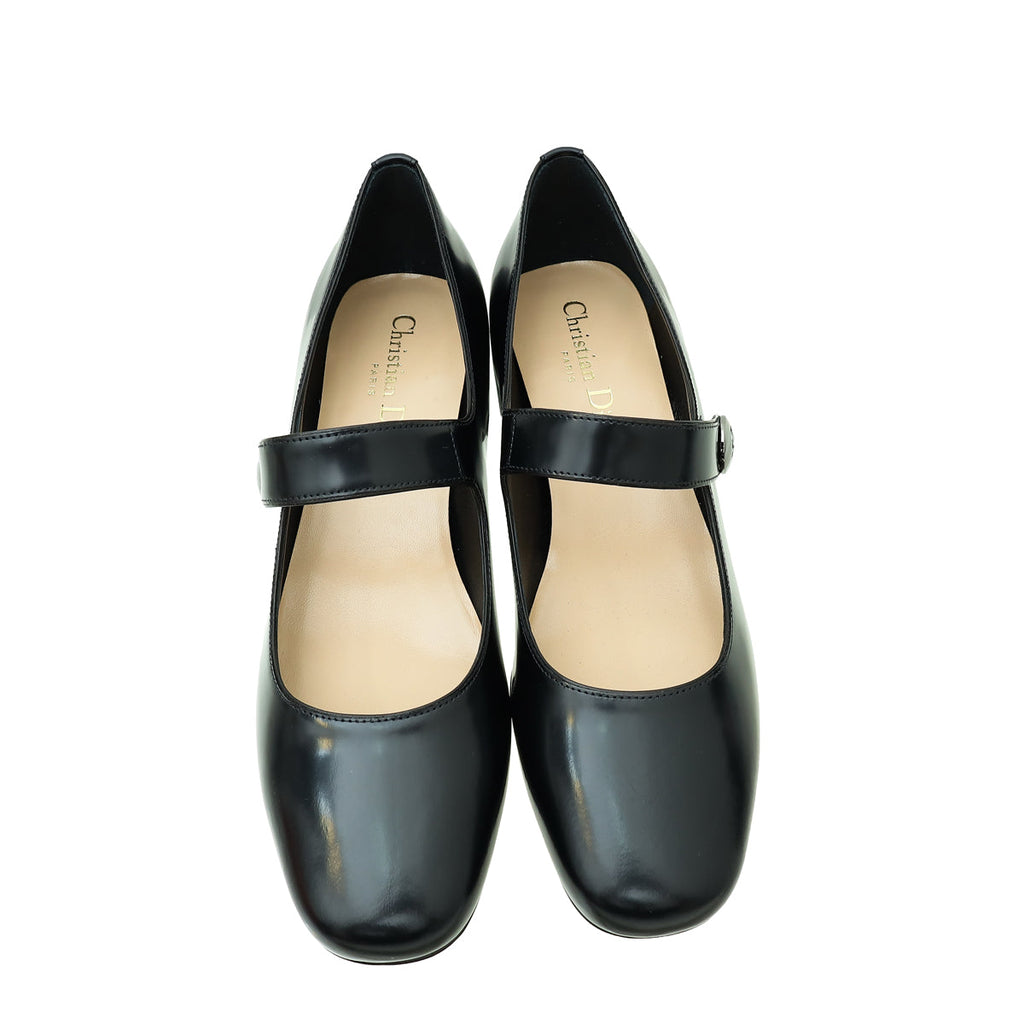 Christian Dior Black Uniform 30mm Pump 38