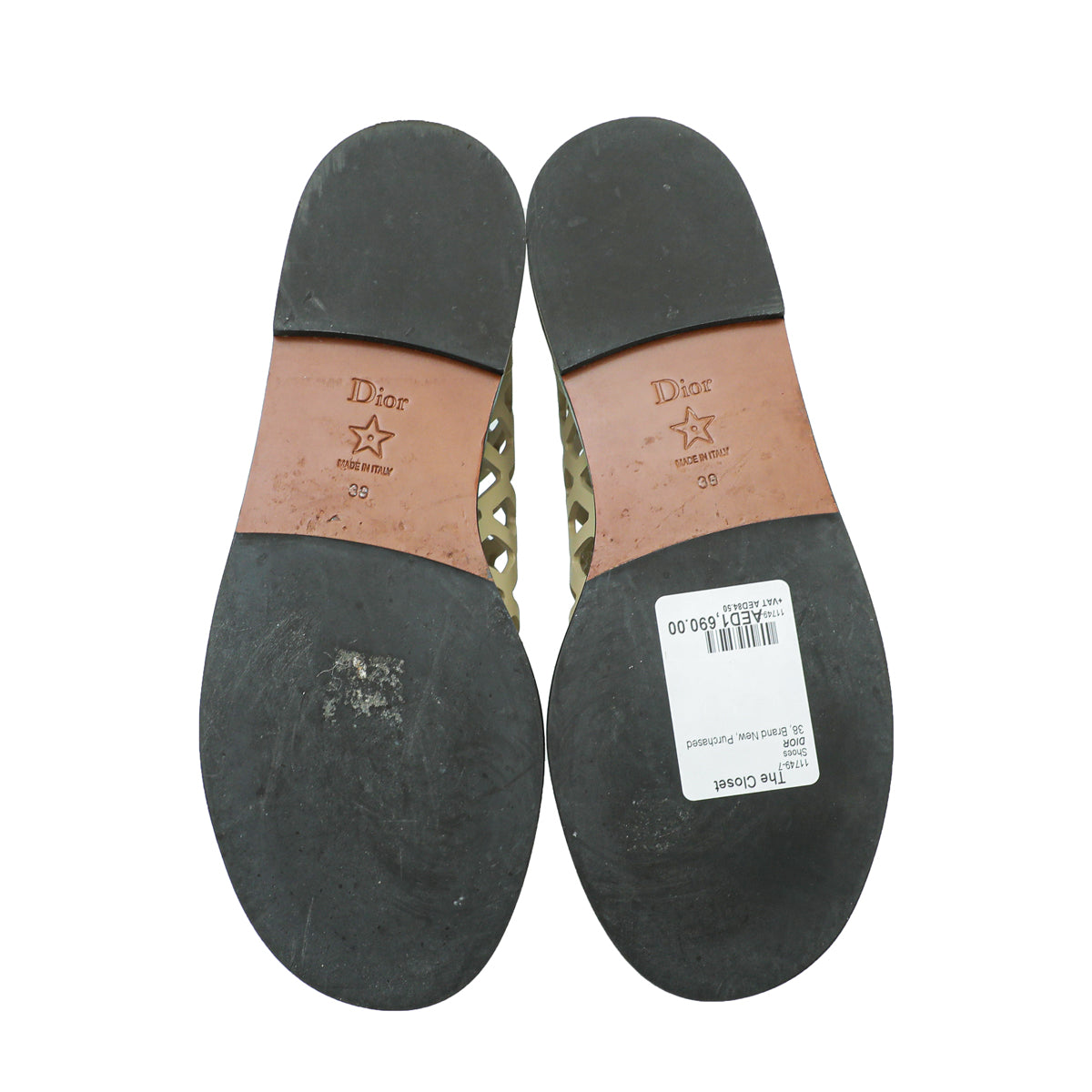 Christian Dior Corde D-Trap Sandal 38