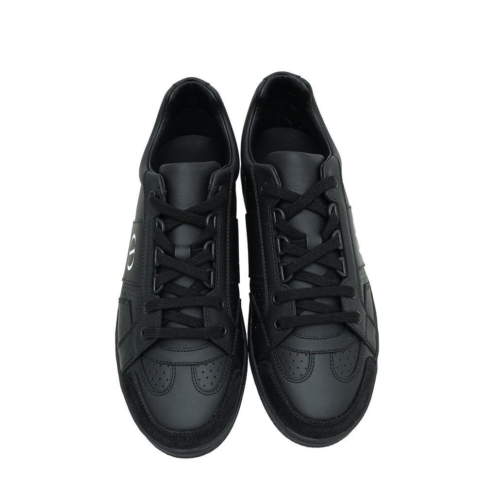 Christian Dior Black CD Lace Up Sneakers 38