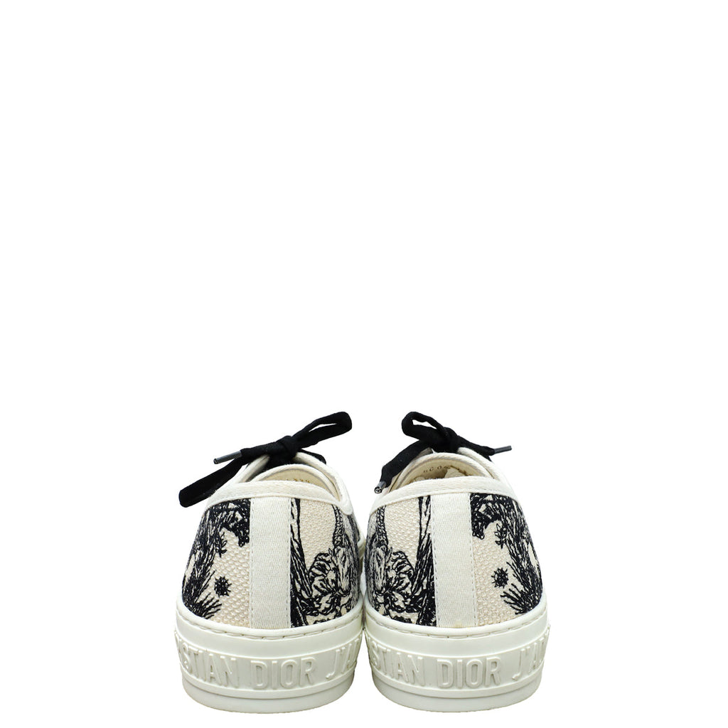 Christian Dior Bicolor Walk N' Dior Zodiac Embroidered Sneaker 39.5