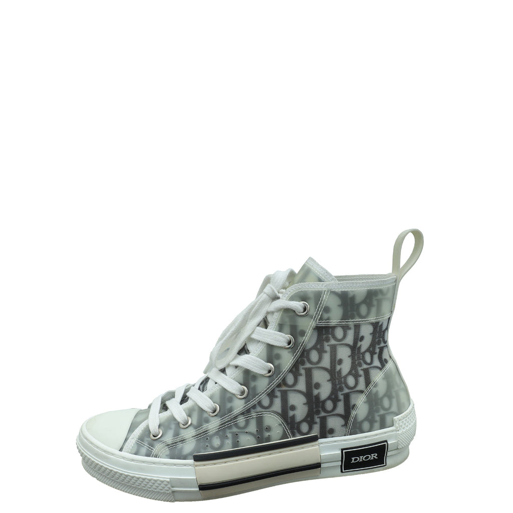 Christian Dior Bicolor Oblique B23 High Top Sneakers 39.5