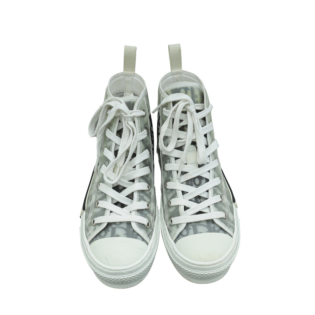 Christian Dior Bicolor Oblique B23 High Top Sneakers 39.5