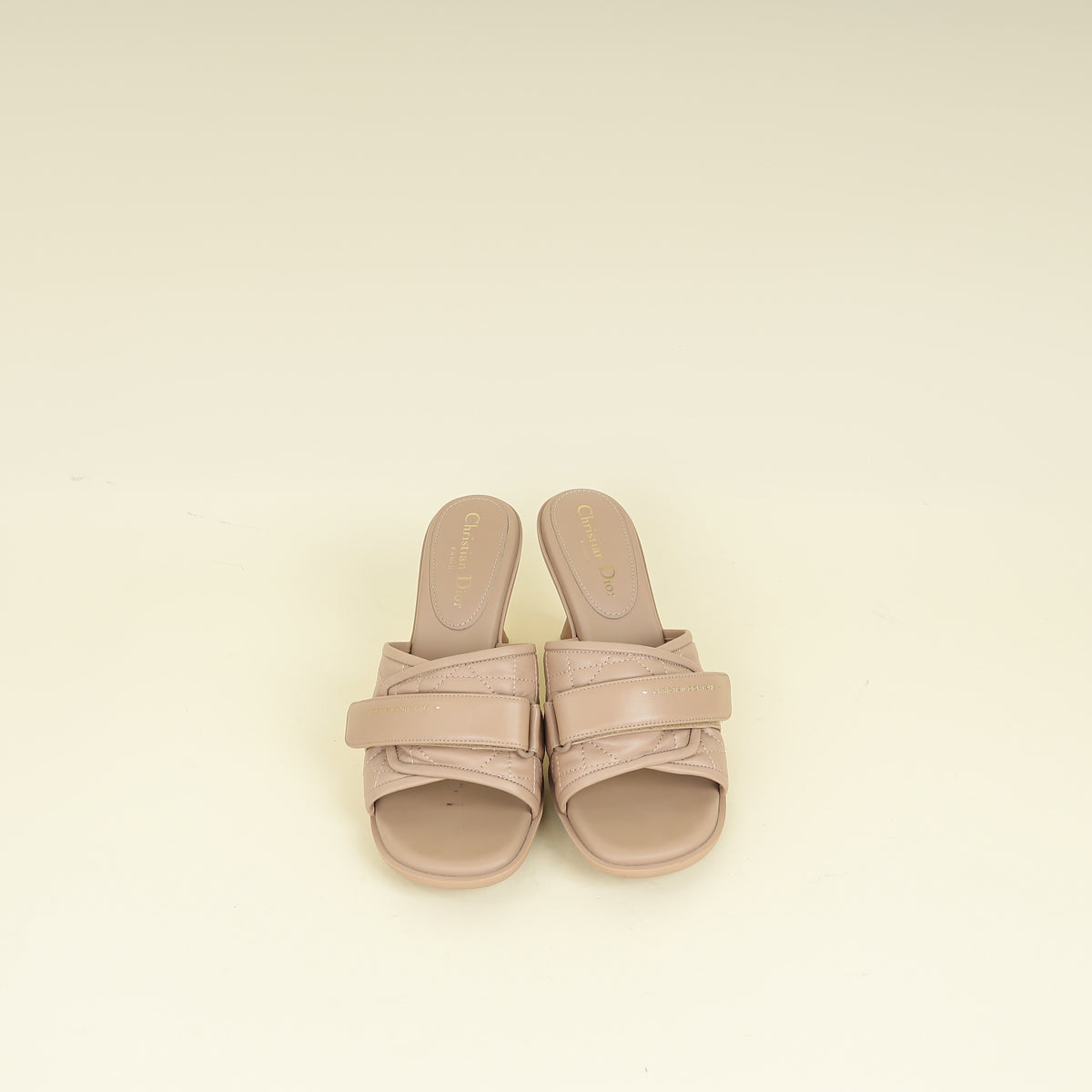 Christian Dior Nude Diorevolution Cannage Heel Sandal 39.5
