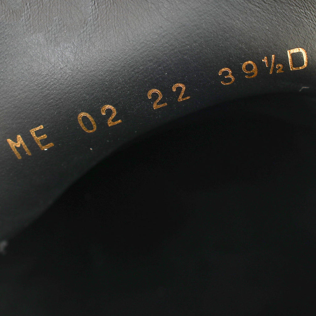 Christian Dior Black Code Loafers 39.5