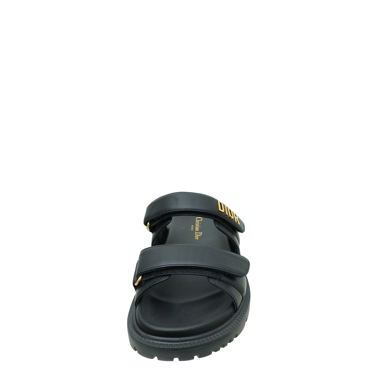 Christian Dior Black Dioract Slide Sandal 39