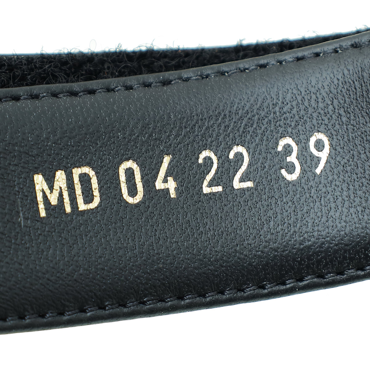 Christian Dior Black Dioract Slide Sandal 39