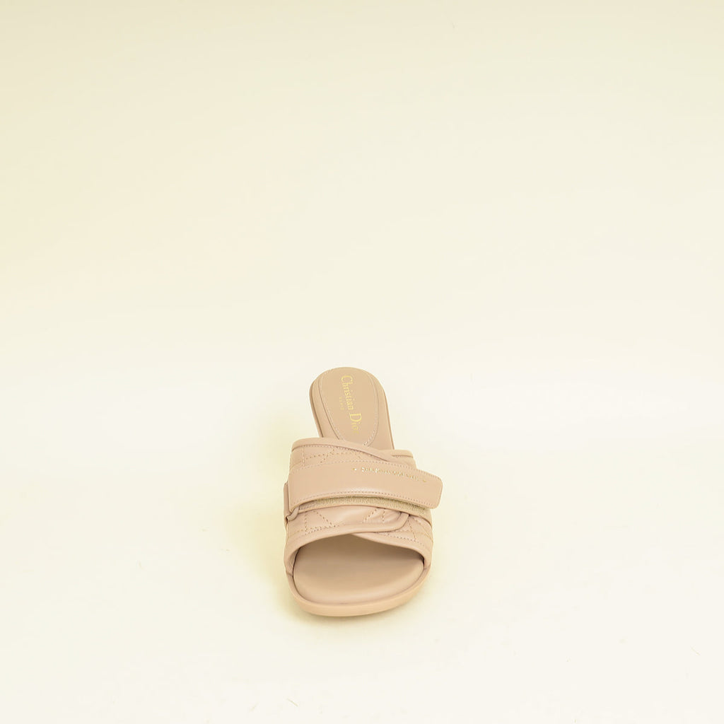 Christian Dior Nude Diorevolution Cannage Heel Sandal 39