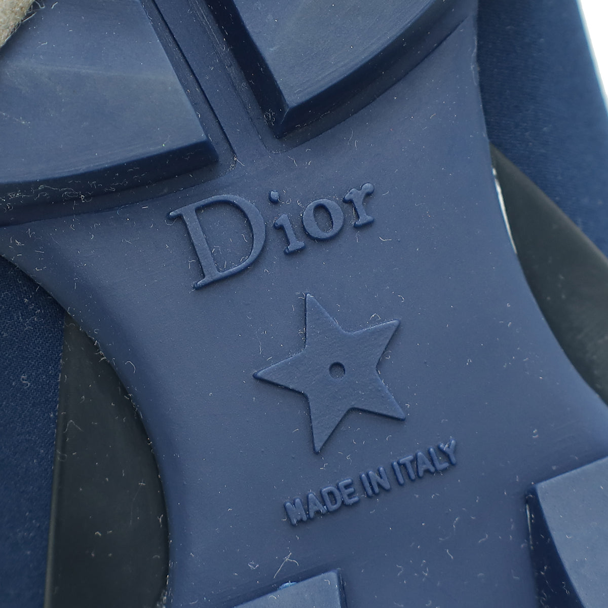 Christian Dior Navy Blue D-Connect Technical Fabric Sneaker 39