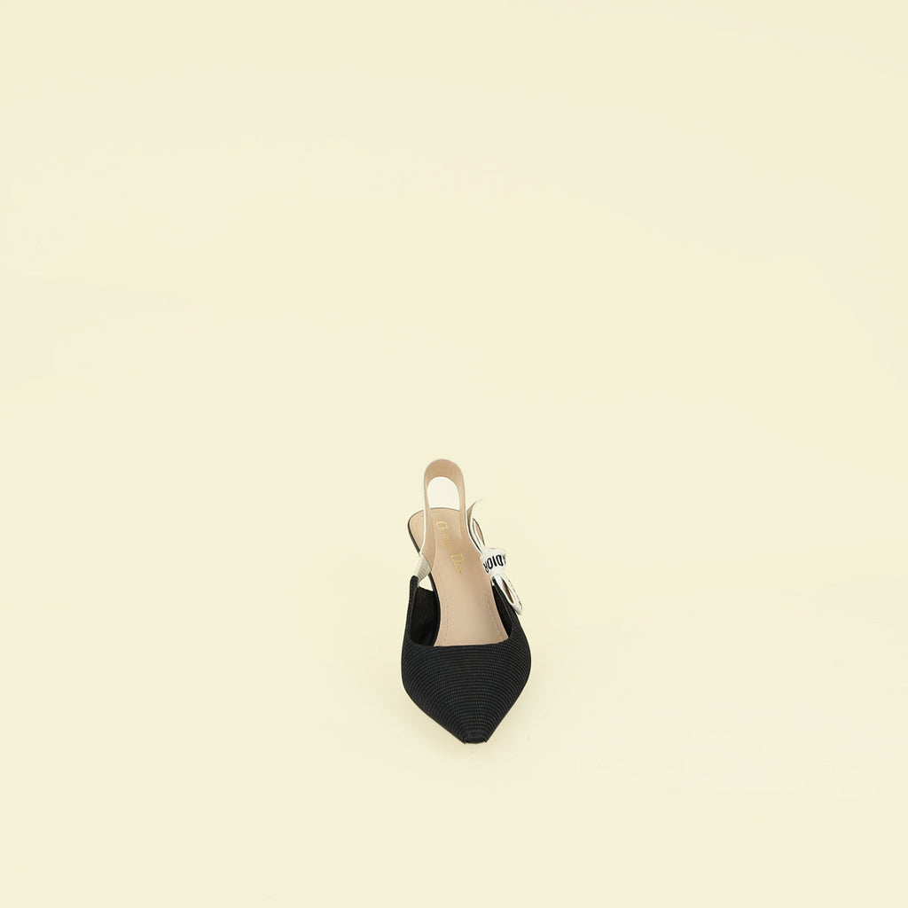 Christian Dior Black J'Adior Slingback Pump 39