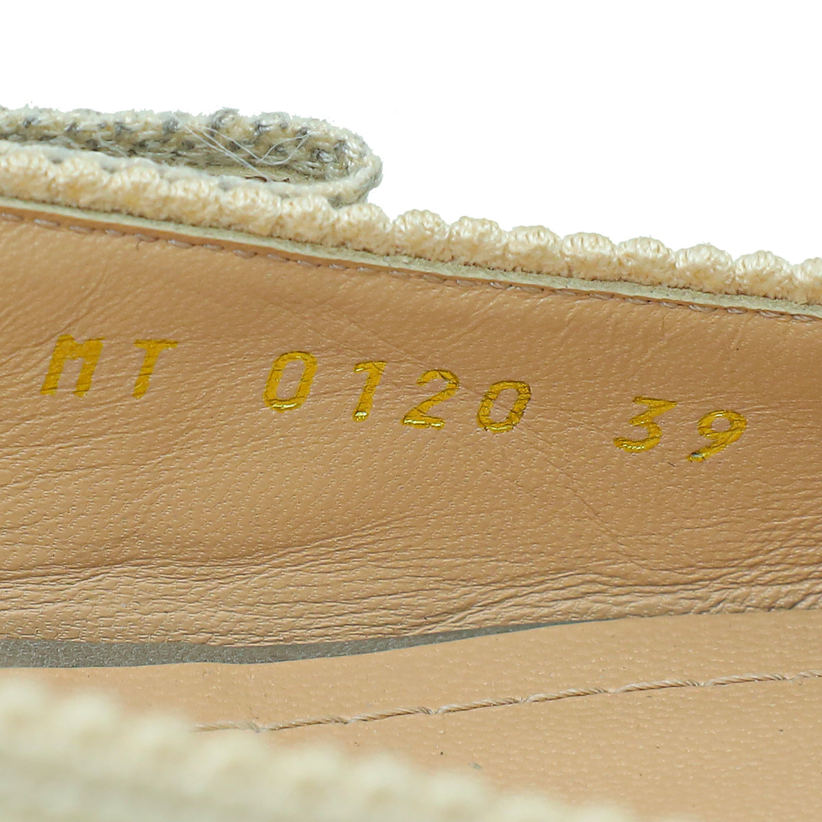 Christian Dior J'adior Toile De Jouy Flat Slingback 39