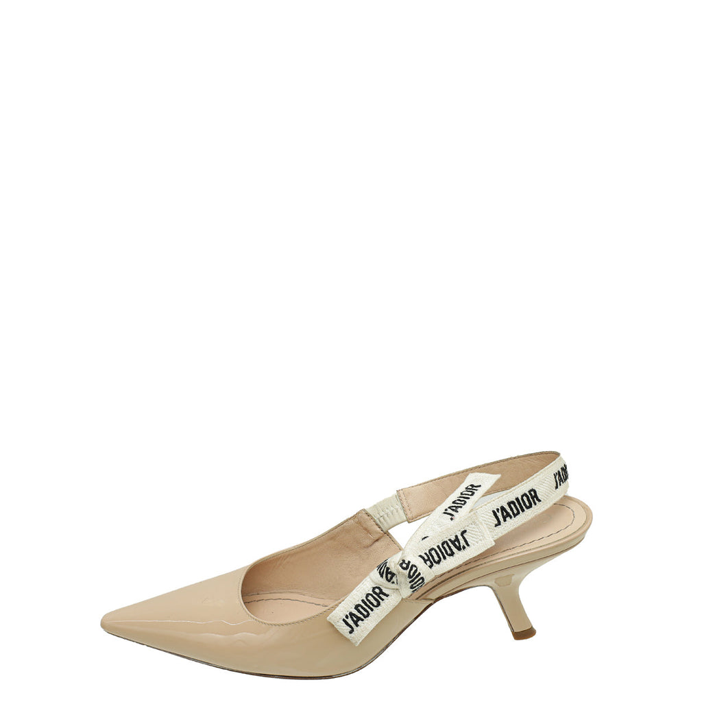Christian Dior Nude J'Adior Slingback Pumps 39