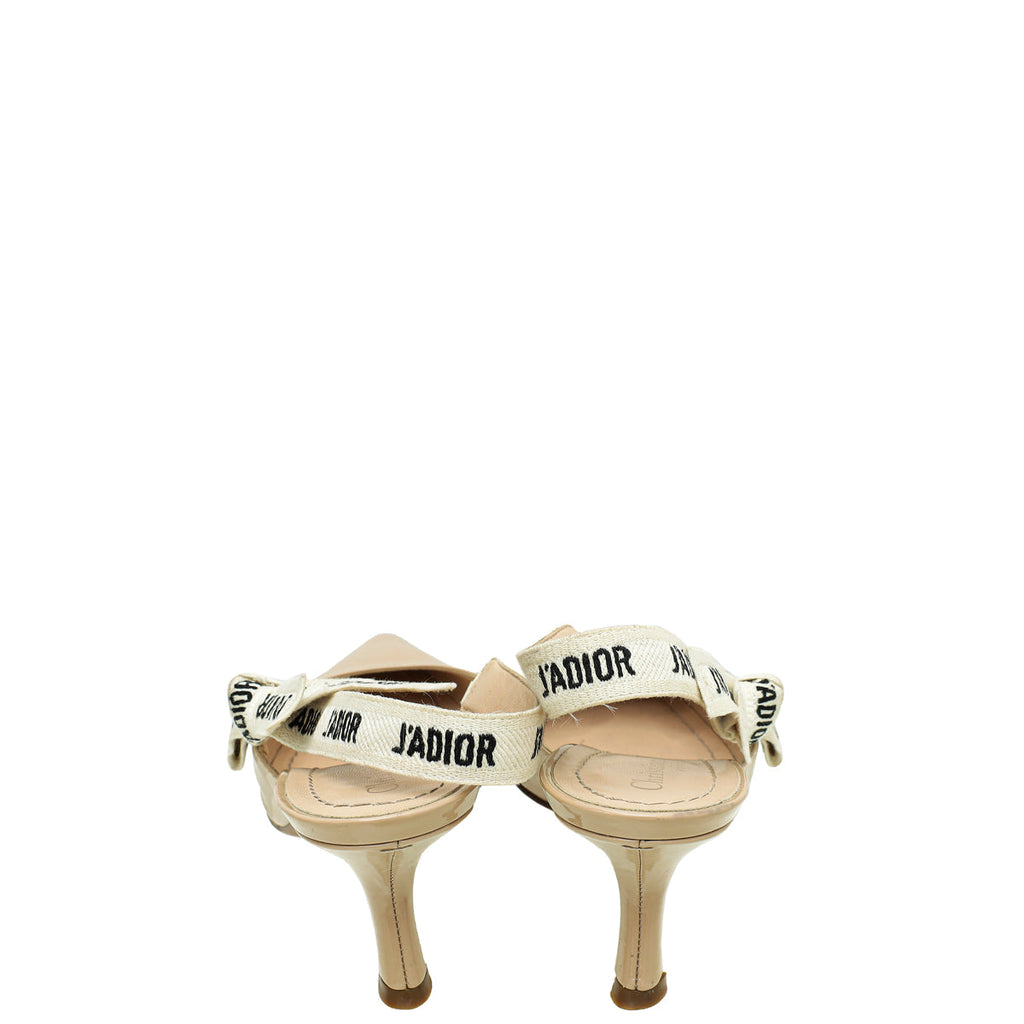 Christian Dior Nude J'Adior Slingback Pumps 39
