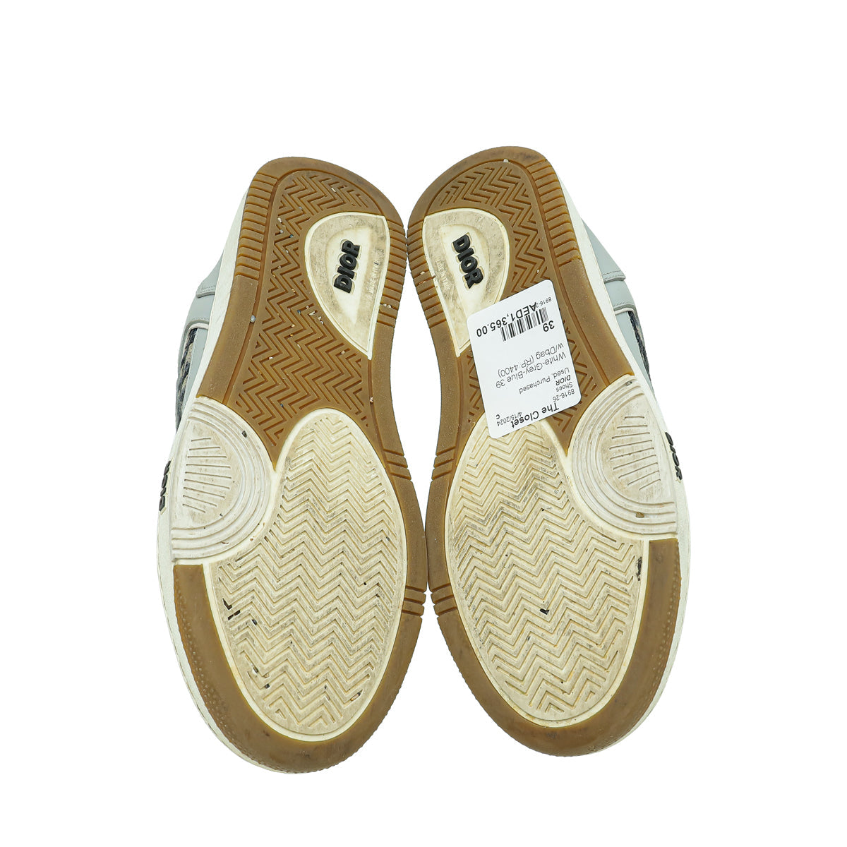 Christian Dior Tricolor B27 Oblique Galaxy Sneakers 39