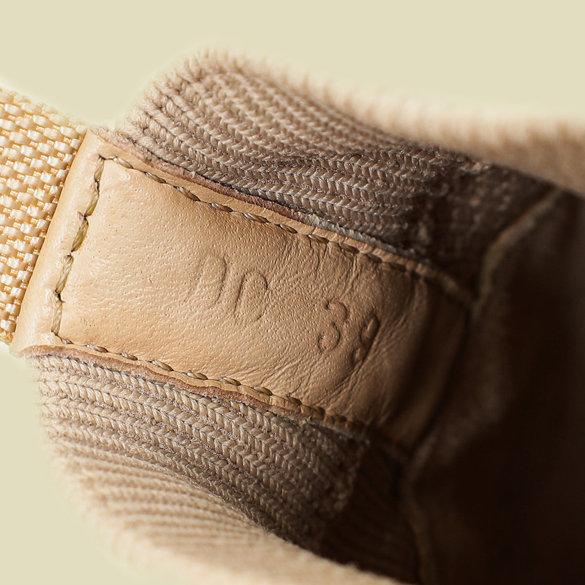 Christian Dior Beige Cannage Knit Fabric Walk'n'Dior Sneaker 39