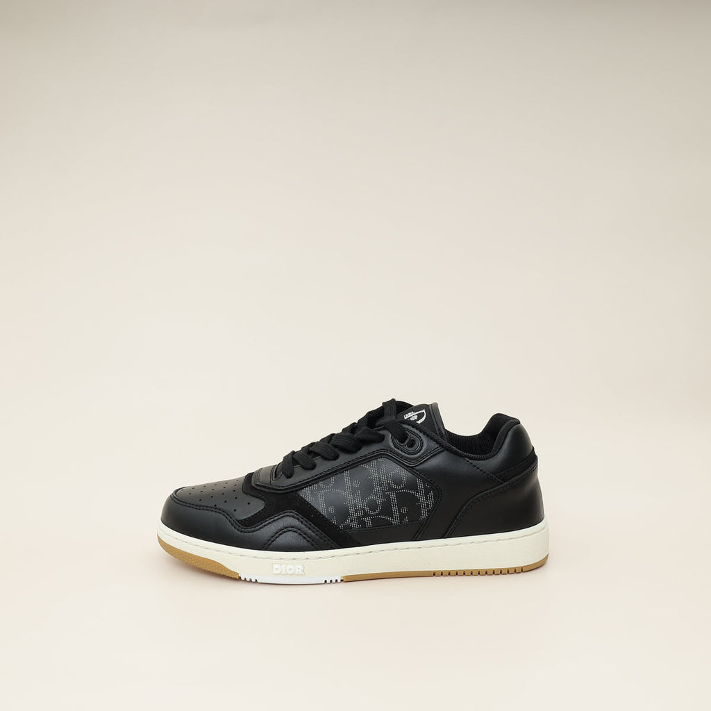 Christian Dior Black Oblique B27 Low-Top Sneaker 39