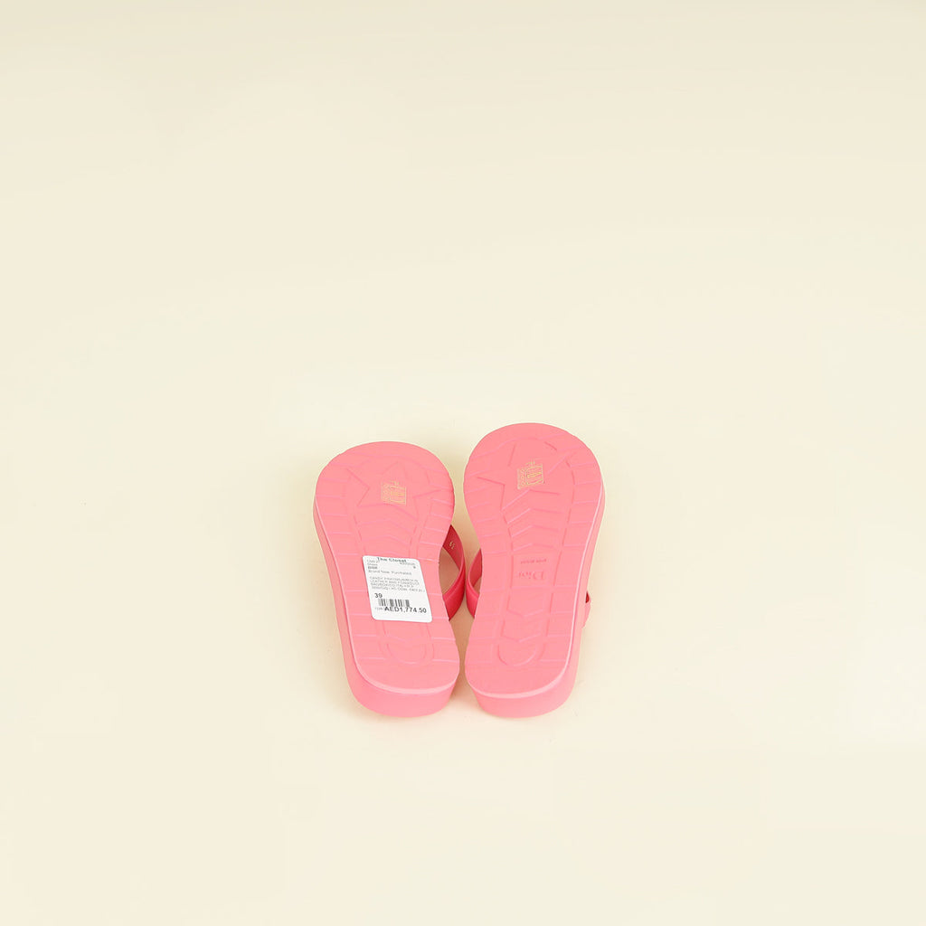 Christian Dior Candy Pink Diorsea Thong Sandal 39