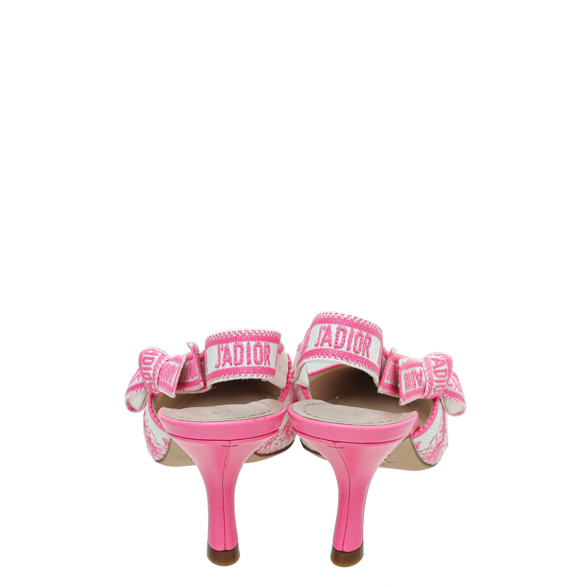 Christian Dior Bright Pink J'adior Toile De Jouy Slingback Pump 39