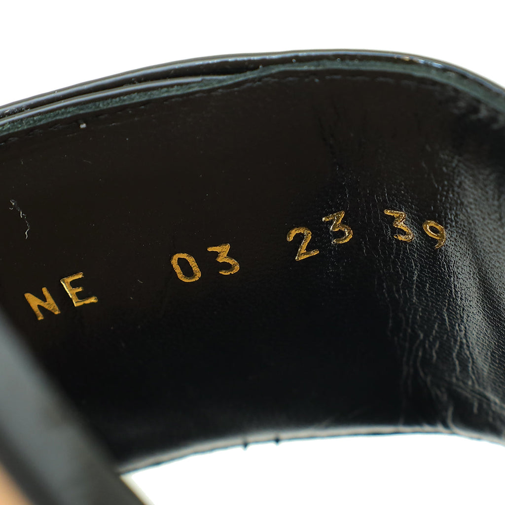 Christian Dior Black C'est Dior Flat Slide Sandal 39
