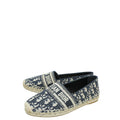 Christian Dior Navy Blue Oblique Embroidered Granville Espadrille 39