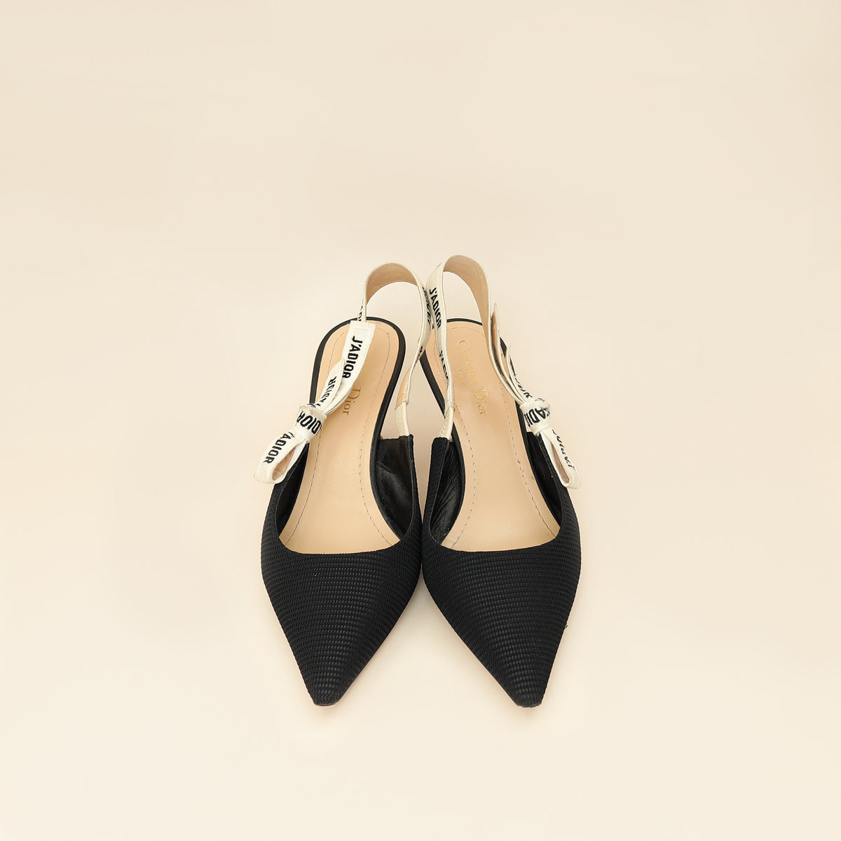Christian Dior Black J'Adior Slingback Pump 40.5