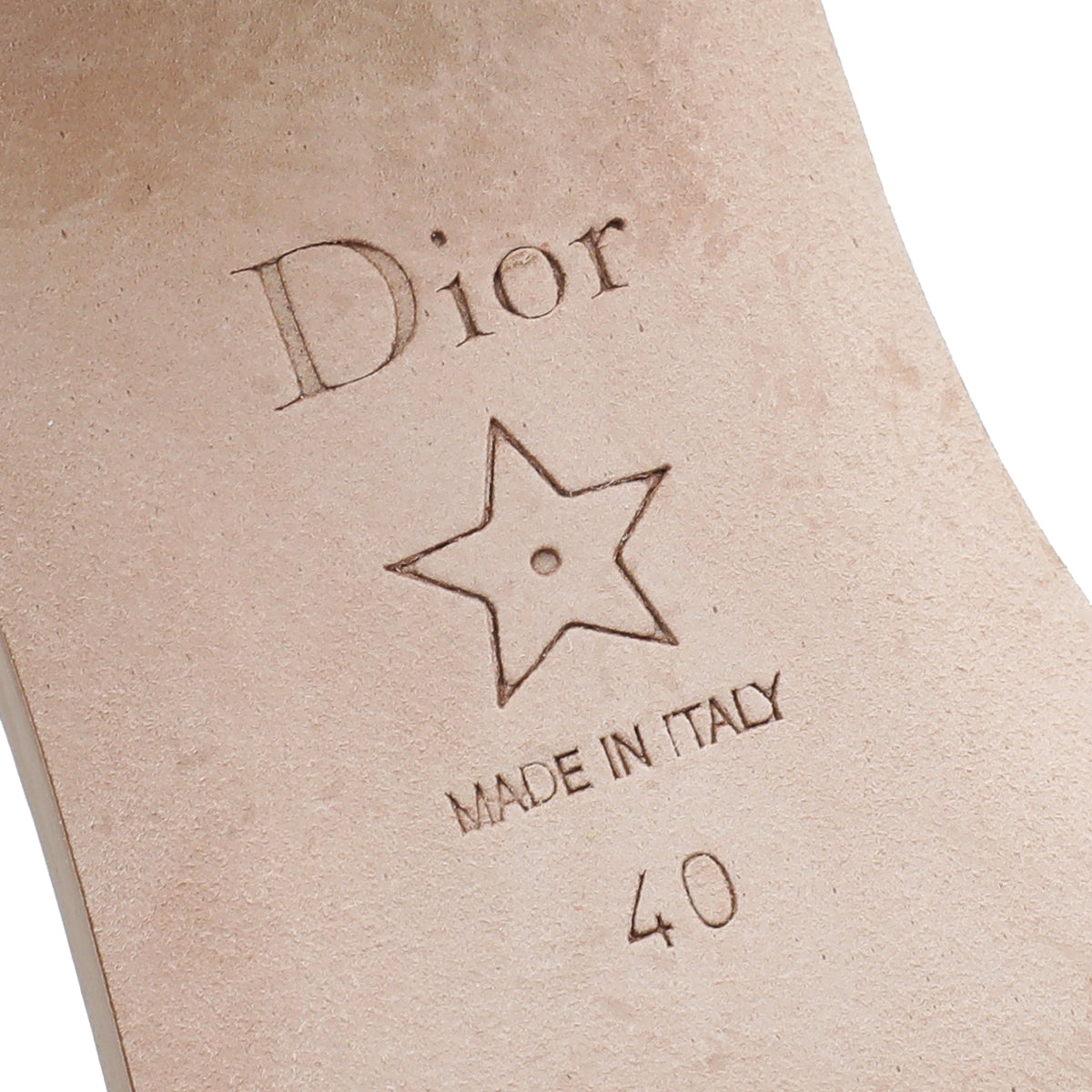 Christian Dior Rose De Vents Dway Embroidered Cotton Slide Mules 40