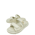 Christian Dior Cream Act Slide Sandals 40
