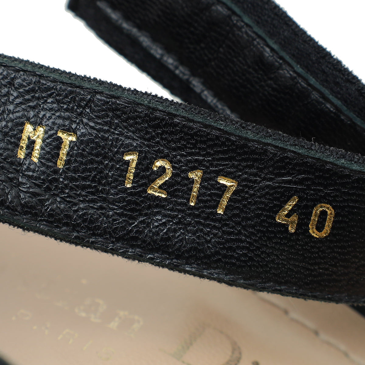 Christian Dior Black J'Adior Mesh Slingback 40