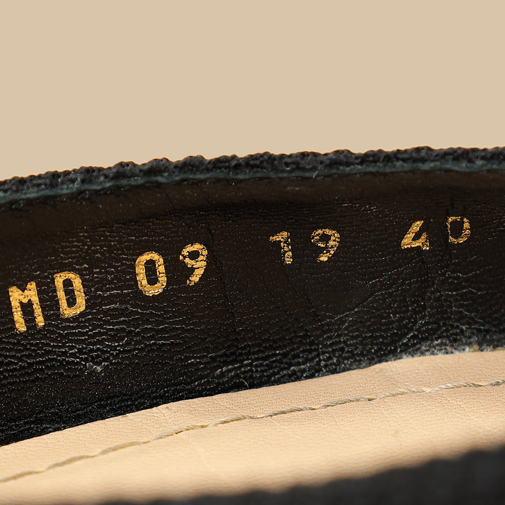 Christian Dior Black D-Dior Heeled Mules 40