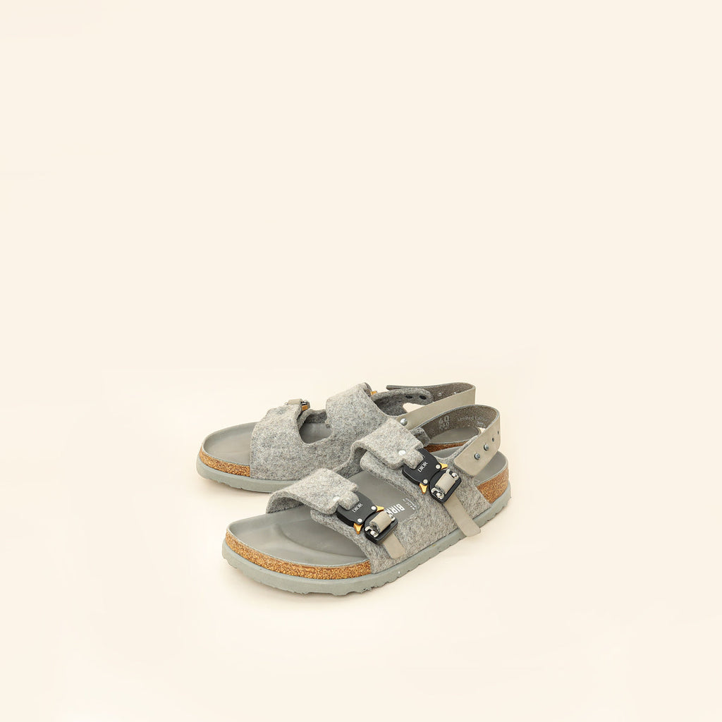 Christian Dior Gray x Birkenstock Milano Sandal 40