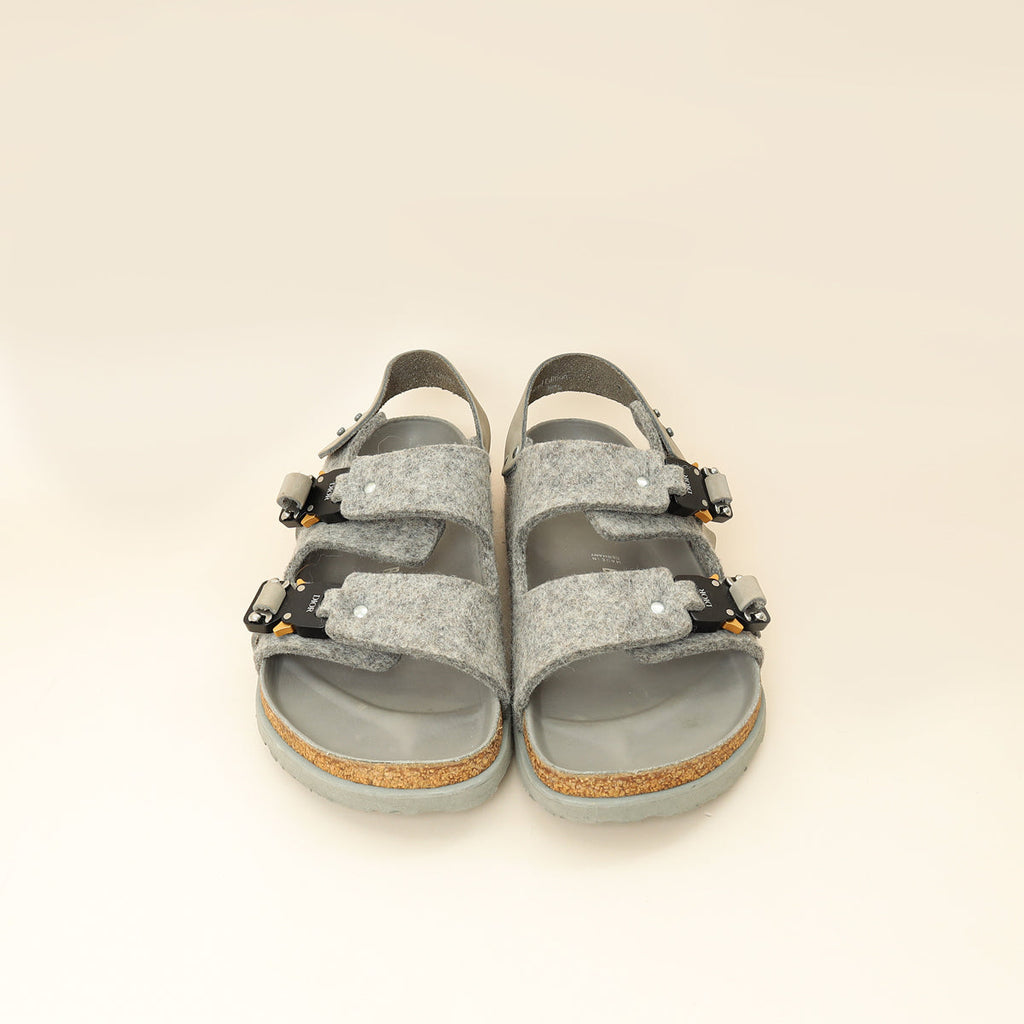 Christian Dior Gray x Birkenstock Milano Sandal 40