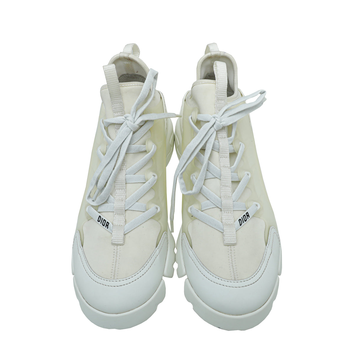 Christian Dior White D-Connect Technical Fabric Sneaker 40