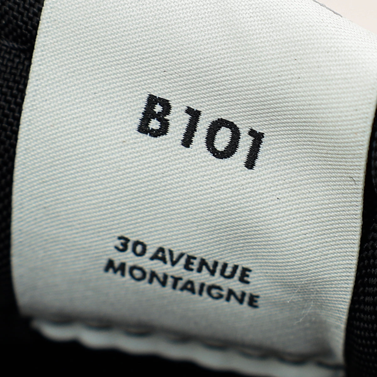 Christian Dior Black B101 CD Diamond Sneaker 40
