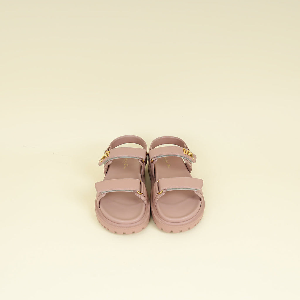 Christian Dior Rose Nude Dioract Sandal 40
